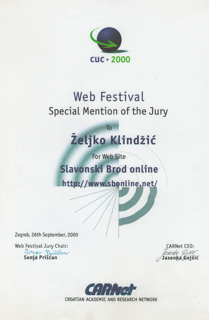 Diploma CUC 2000