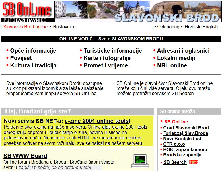 2001. e-Zine, CMS, like WordPress before