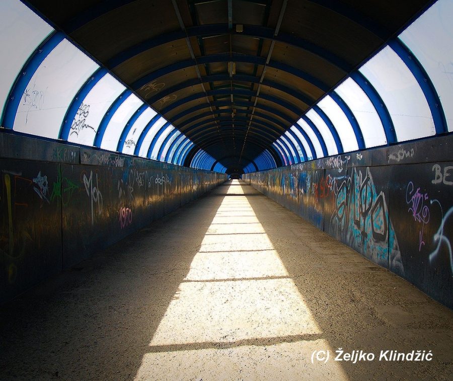 1. Tunel pješačkog mosta, Đuro Đaković - Slavonski Brod