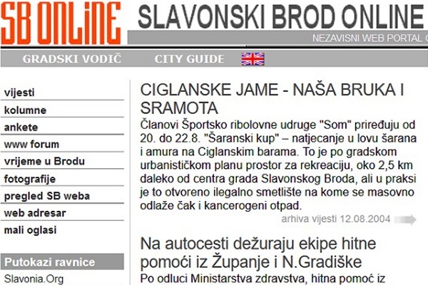 Portal SBONLINE, 2004, Slavonski Brod